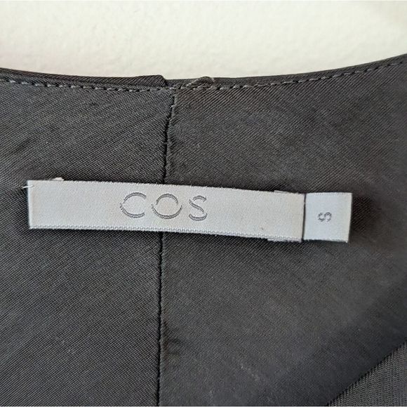 COS Grey Long Sleeve Modern Shift Dress Women’s S Minimalist - Picture 6 of 9